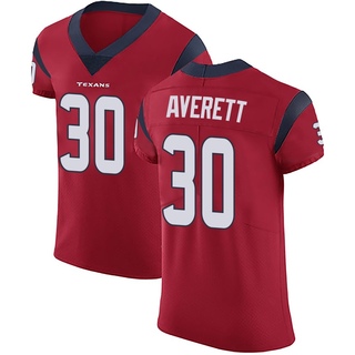 Elite Anthony Averett Men's Houston Texans Alternate Vapor Untouchable Jersey - Red