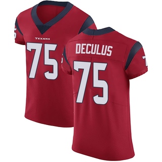 Elite Austin Deculus Men's Houston Texans Alternate Vapor Untouchable Jersey - Red