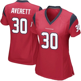 Game Anthony Averett Women's Houston Texans Alternate Jersey - Red