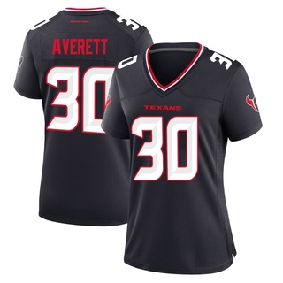 Game Anthony Averett Women's Houston Texans Team Jersey - Navy