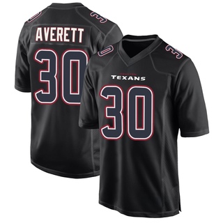 Game Anthony Averett Youth Houston Texans Fashion Jersey - Black