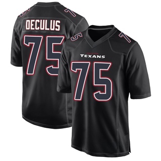 Game Austin Deculus Men's Houston Texans Fashion Jersey - Black