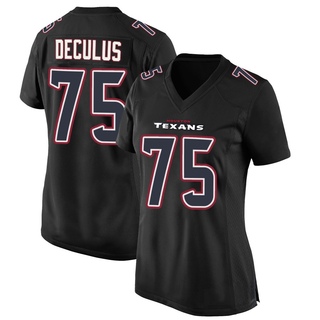 Game Austin Deculus Women's Houston Texans Fashion Jersey - Black
