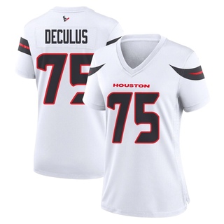 Game Austin Deculus Women's Houston Texans Jersey - White