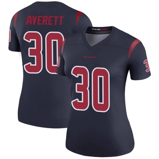 Legend Anthony Averett Women's Houston Texans Color Rush Jersey - Navy