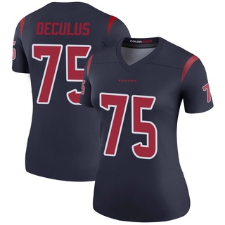 Legend Austin Deculus Women's Houston Texans Color Rush Jersey - Navy