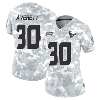 Limited Anthony Averett Women's Houston Texans 2024 Salute to Service Jersey - Arctic Camo