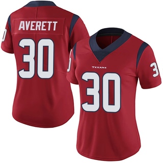 Limited Anthony Averett Women's Houston Texans Alternate Vapor Untouchable Jersey - Red