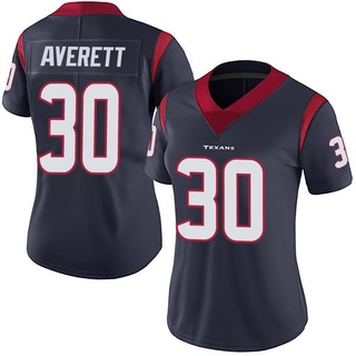 Limited Anthony Averett Women's Houston Texans Team Color Vapor Untouchable Jersey - Navy Blue