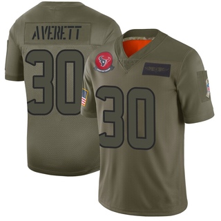Limited Anthony Averett Youth Houston Texans 2019 Salute to Service Jersey - Camo