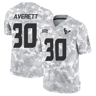 Limited Anthony Averett Youth Houston Texans 2024 Salute to Service Jersey - Arctic Camo
