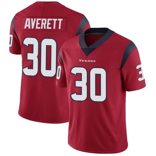 Limited Anthony Averett Youth Houston Texans Alternate Vapor Untouchable Jersey - Red