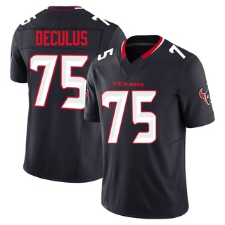 Limited Austin Deculus Men's Houston Texans Alternate Vapor F.U.S.E. Jersey - Navy