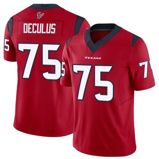 Limited Austin Deculus Men's Houston Texans Vapor F.U.S.E. Jersey - Red